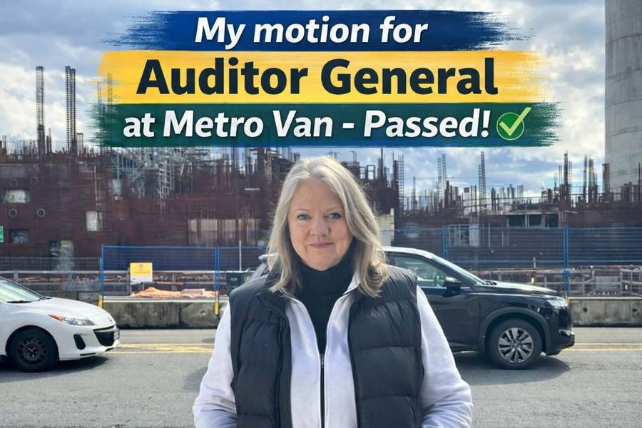Motion for Auditor General at Metro Van passed